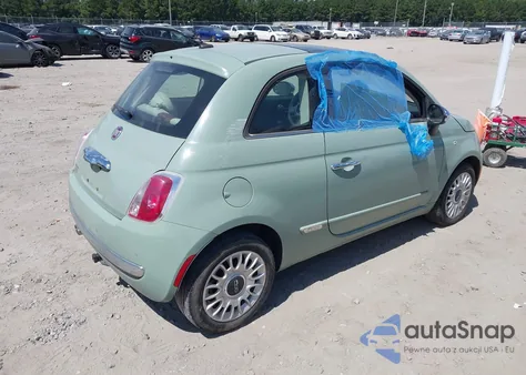 2012 Fiat 500 Lounge from USA, damaged, VIN 3C3CFFCR1CT153054
